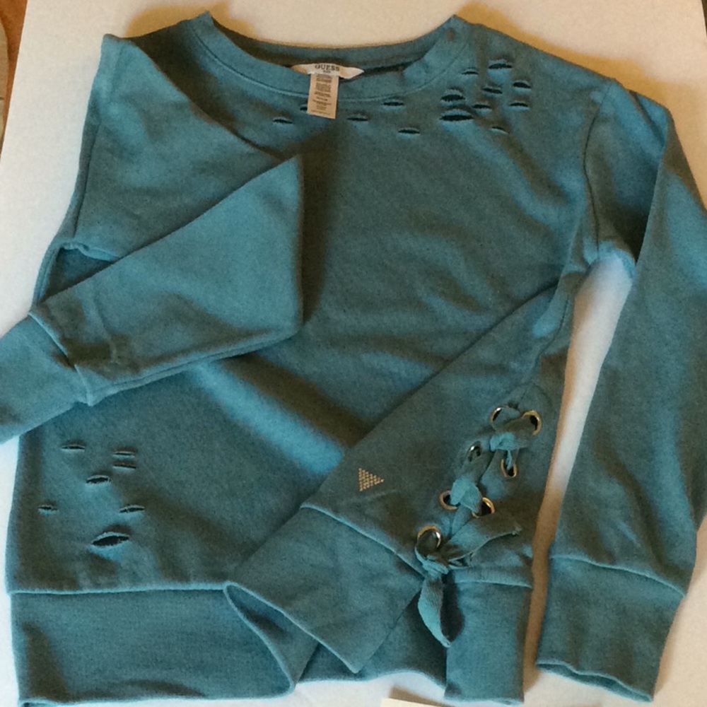 Guess kids NWT sweat shirt M 10-12